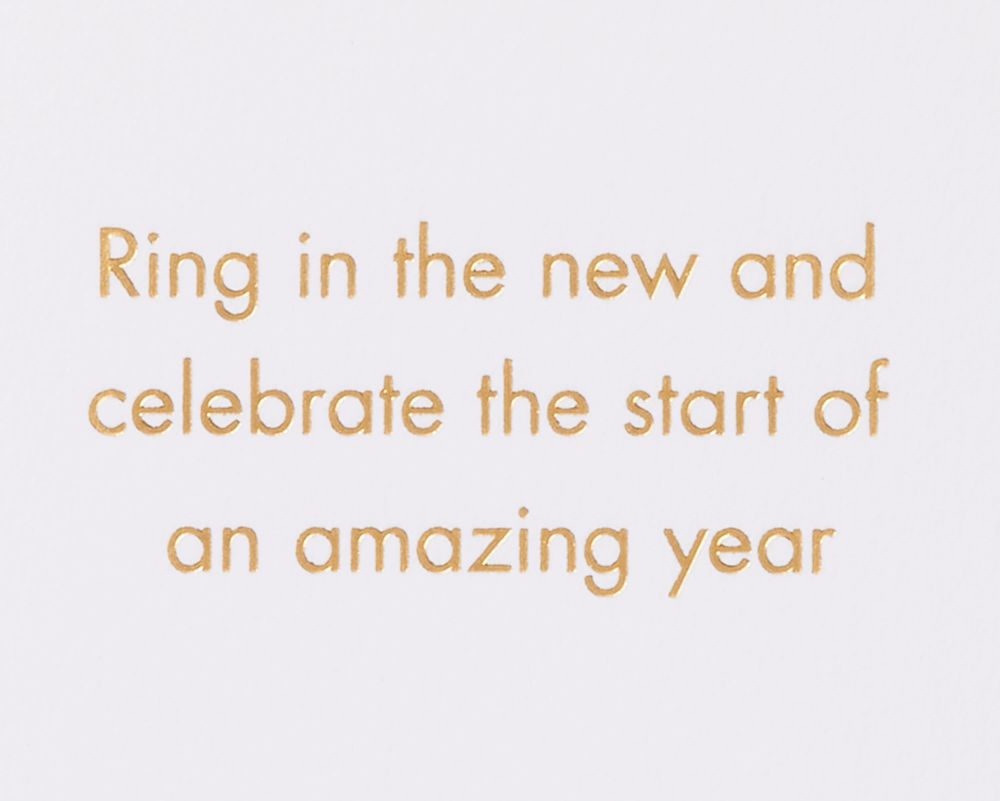Ring in the New Happy New Years Greeting Card