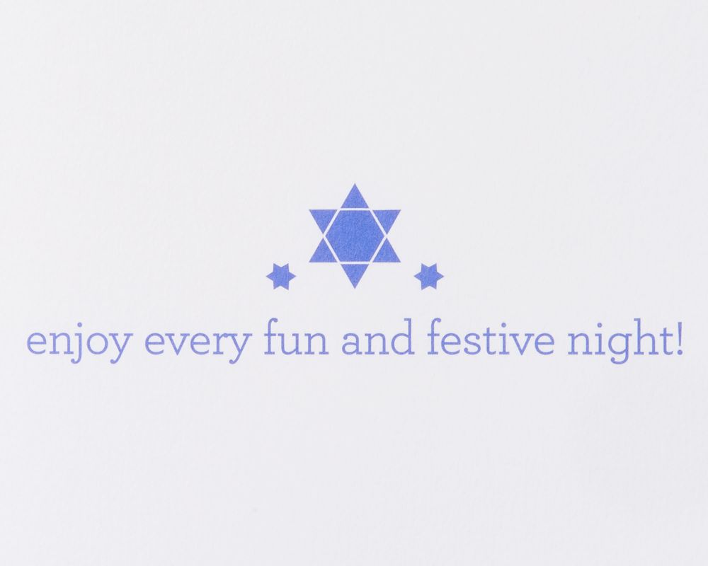 Every Fun and Festive Night Funny Hanukkah Greeting Card