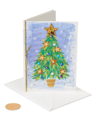 Wishing You and Yours A Merry Christmas Greeting Card