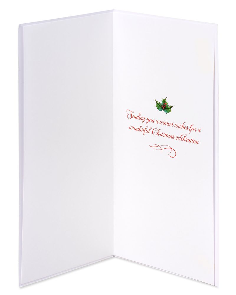 Wonderful Celebration Christmas Greeting Card