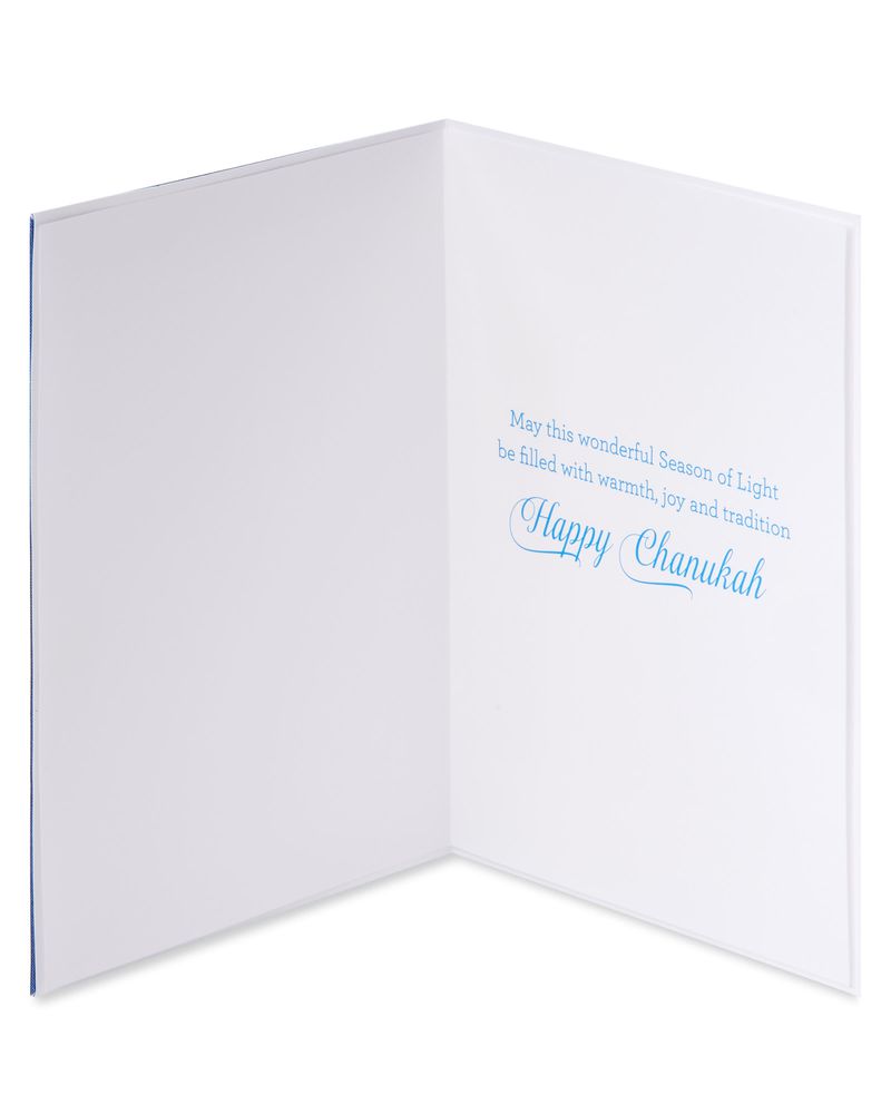 Warmth, Joy and Tradition Chanukah Greeting Card