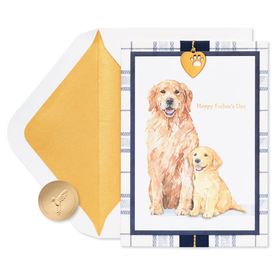 I’M SO LUCKY DOG FATHER’S DAY GREETING CARD FOR DAD