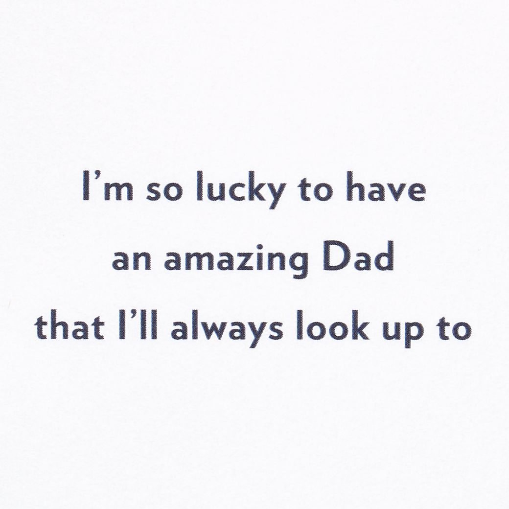 I’M SO LUCKY DOG FATHER’S DAY GREETING CARD FOR DAD