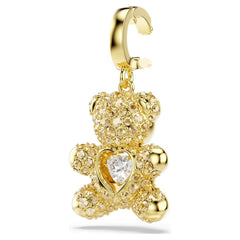Idyllia charm Mixed cuts, Teddy, Gold tone, Gold-tone plated