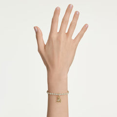 Idyllia charm Mixed cuts, Teddy, Gold tone, Gold-tone plated