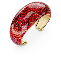 Idyllia cuff Red, 18K gold plated