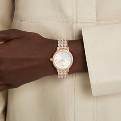 Imber watch Swiss Made, Metal bracelet, Rose gold tone, Rose gold-tone finish