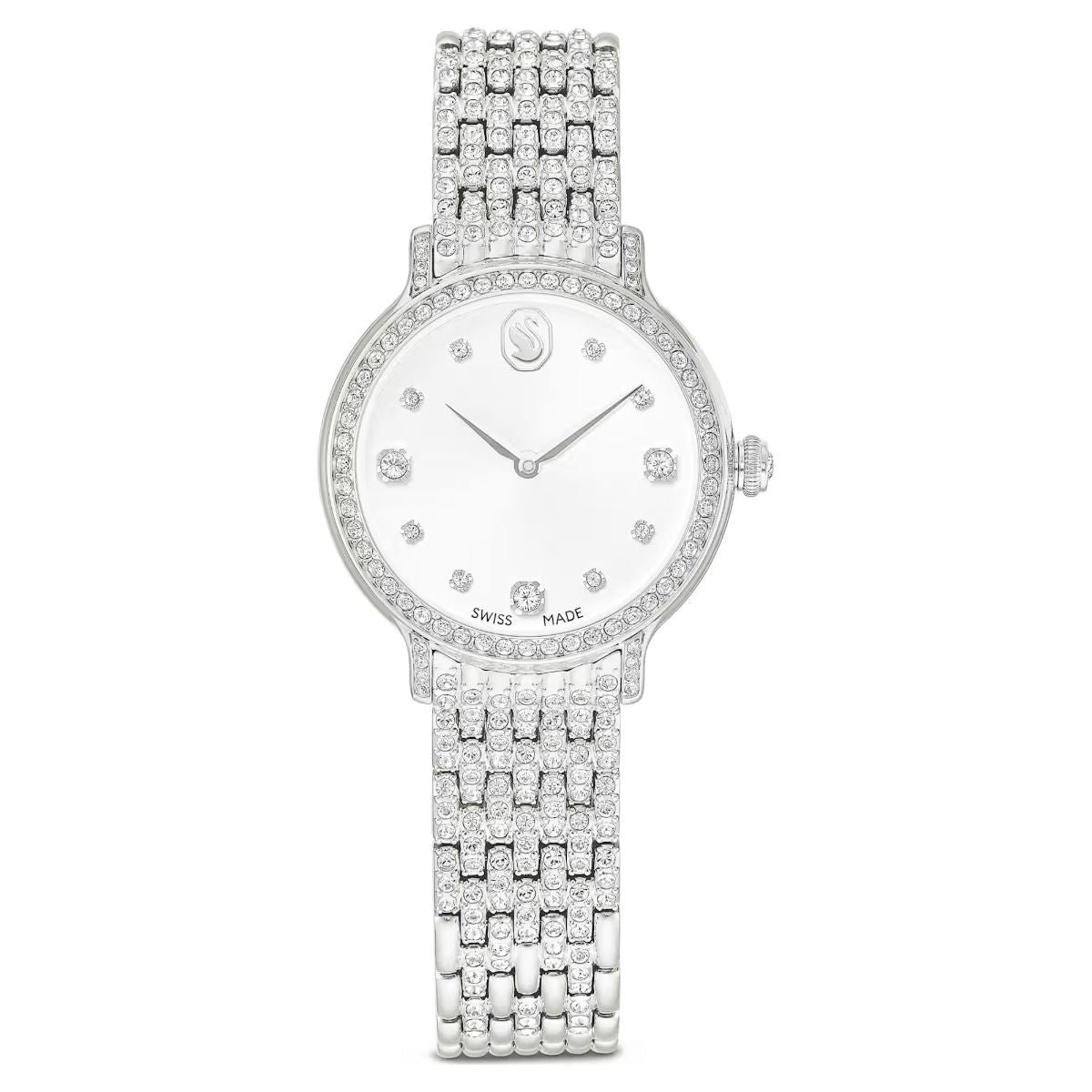 Imber watch Swiss Made, Metal bracelet, Silver tone, Stainless steel