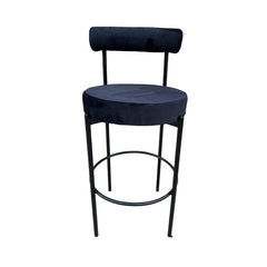 Kaya Barstool - Black/Black Cushion RENTAL