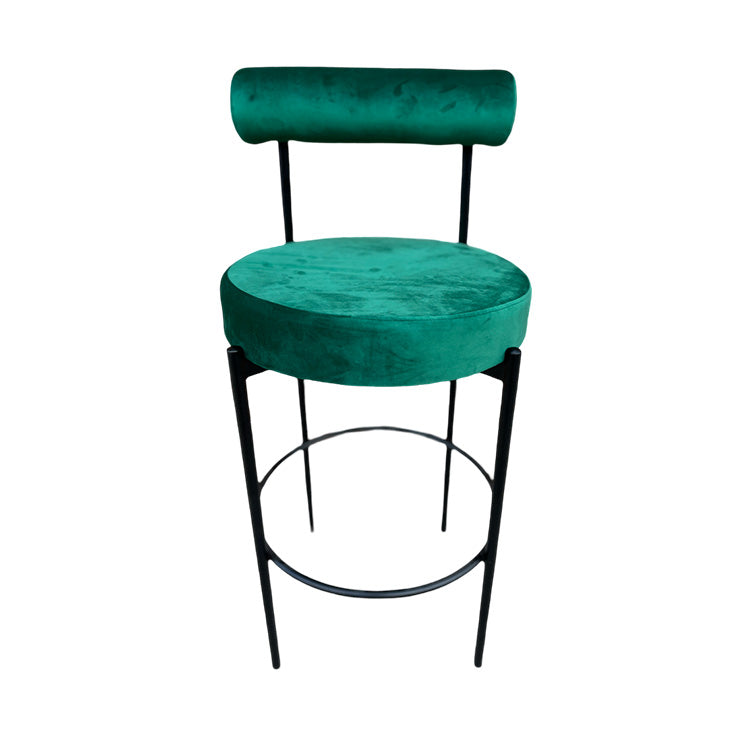 Kaya Barstool - Black/Green Cushion RENTAL