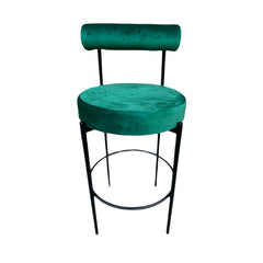 Kaya Barstool - Black/Green Cushion RENTAL