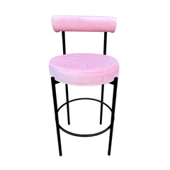 Kaya Barstool - Black/Pink Cushion RENTAL