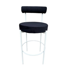 Kaya Barstool - White/Black Cushion RENTAL