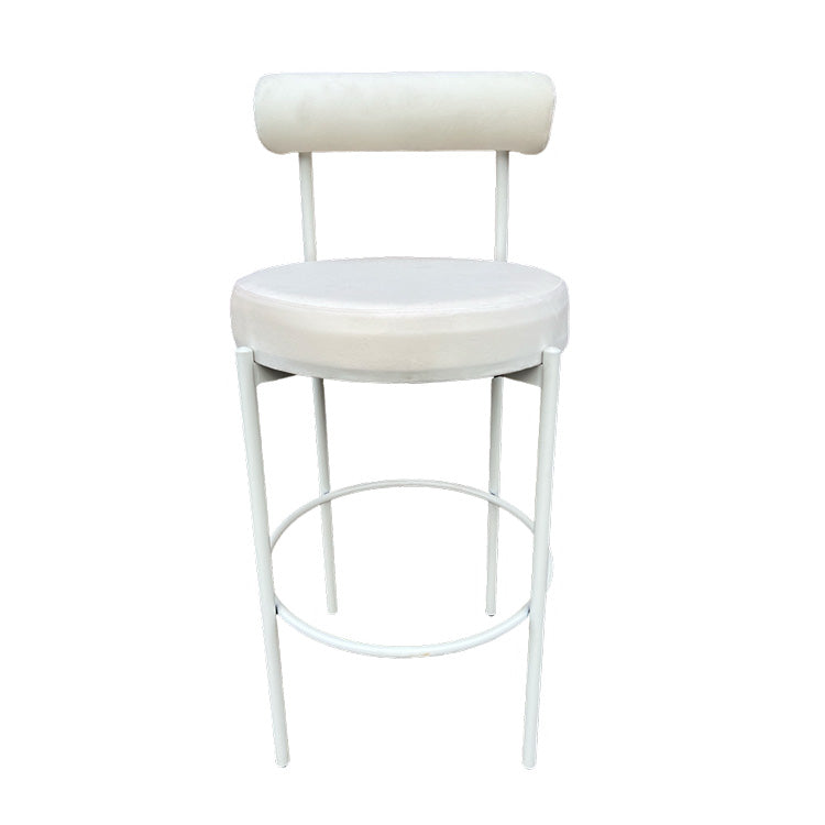 Kaya Barstool - White/White Cushion RENTAL