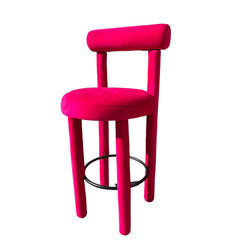 Kaya Luxe Barstool - Fuchsia/Red RENTAL