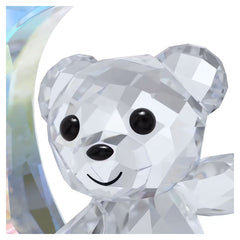 Kris Bear Moon Ornament White