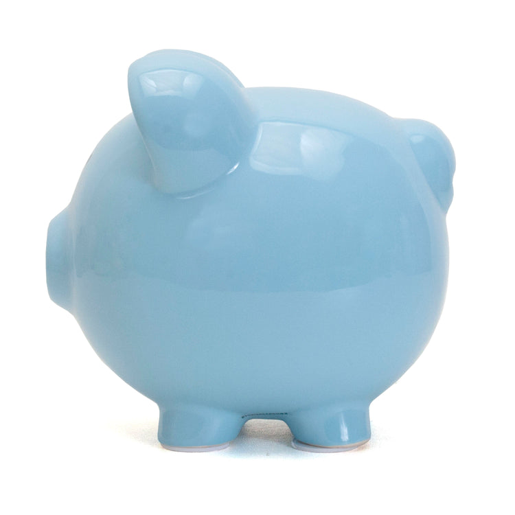 Large Piggy Bank Blue