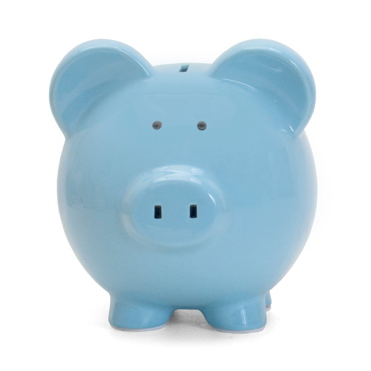 Large Piggy Bank Blue