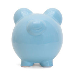 Large Piggy Bank Blue