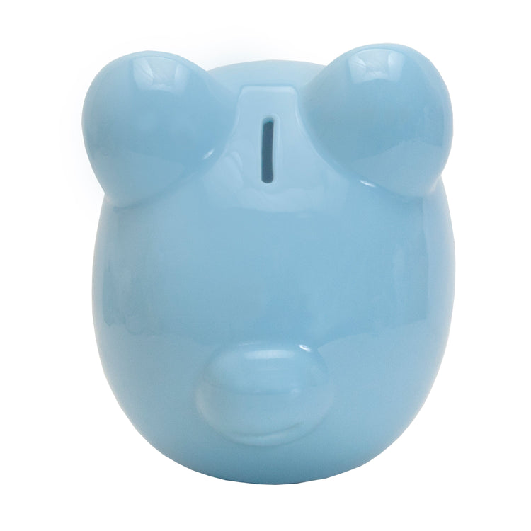 Large Piggy Bank Blue