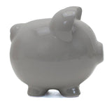 Large Piggy Bank Gray