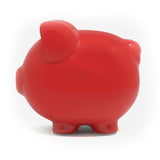 Large Piggy Bank Red