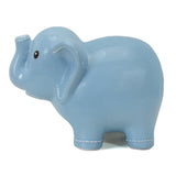 Large Stitched Elephant Bank Blue