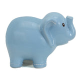 Large Stitched Elephant Bank Blue