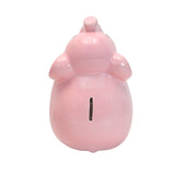 Large Stitched Elephant Bank Pink