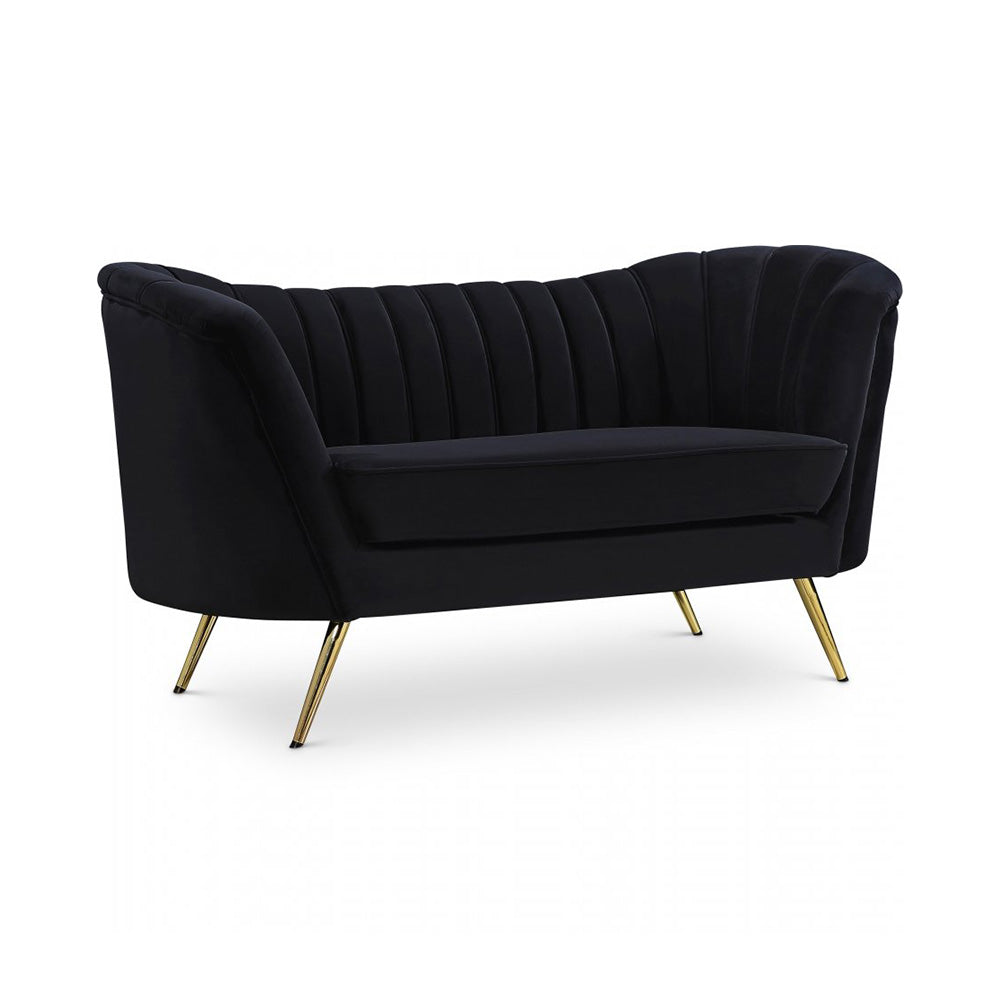 Lauren Loveseat - Black RENTAL