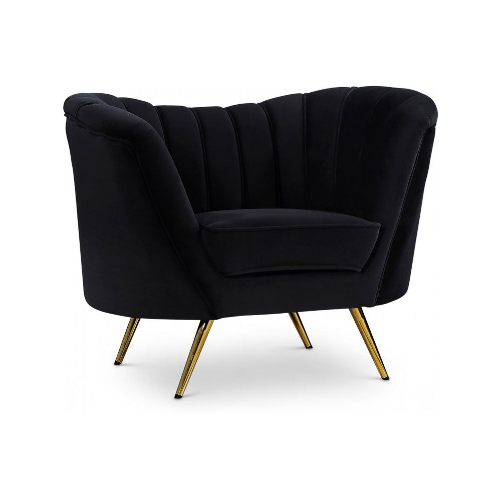 Lauren Side Chair - Black RENTAL