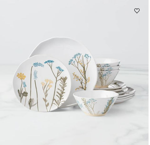 Wildflowers 12PC Dinnerware Set