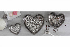 Love Is In The Air Medium Heart Dish, Silver