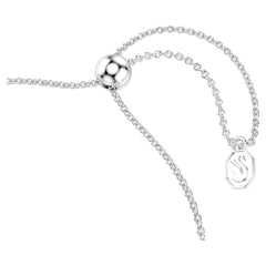 Matrix bracelet Gradient of round cuts, Multicolored, Rhodium plated