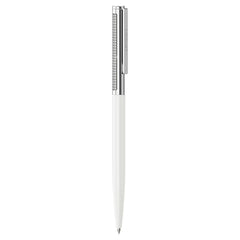 Matrix Tennis ballpoint pen White, Chrome plated