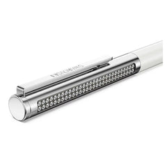Matrix Tennis ballpoint pen White, Chrome plated