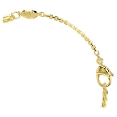 Mesmera bracelet Mixed cuts, White, 18K gold plated