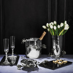 Black Orchid Caviar Dish W/ Spoon