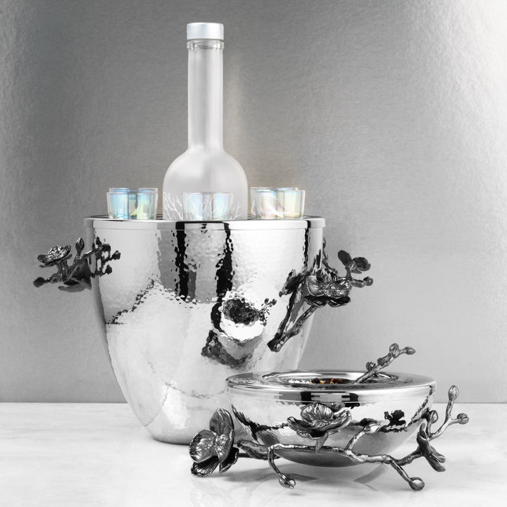 Black Orchid Caviar Dish W/ Spoon