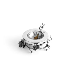 Black Orchid Caviar Dish W/ Spoon