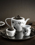 Black Orchid Metal Creamer