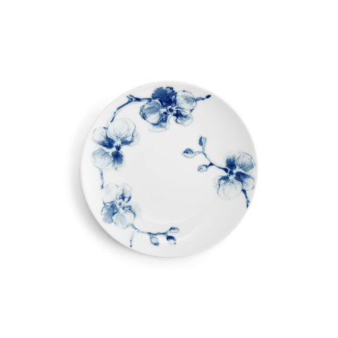 Blue Orchid Tidbit Plate Set