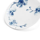 Blue Orchid Tidbit Plate Set