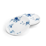 Blue Orchid Tidbit Plate Set