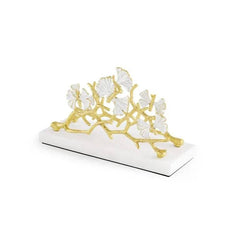 Butterfly Ginkgo Gold Vertical Napkin Holder