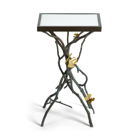 Butterfly Ginkgo Accent Table