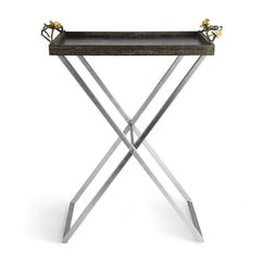 Butterfly Ginkgo Butler Tray Stand