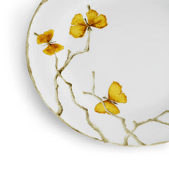 Butterfly Ginkgo Gold Dinnerware - Dinner Plate