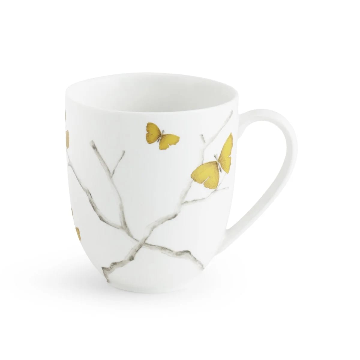 Butterfly Ginkgo Gold Dinnerware - Porcelain Mug