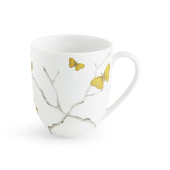 Butterfly Ginkgo Gold Dinnerware - Porcelain Mug